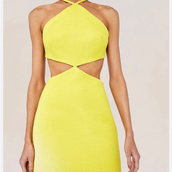 Alexis chella dress in yellow altered to a size small 2-4 - Picture 2 of 4